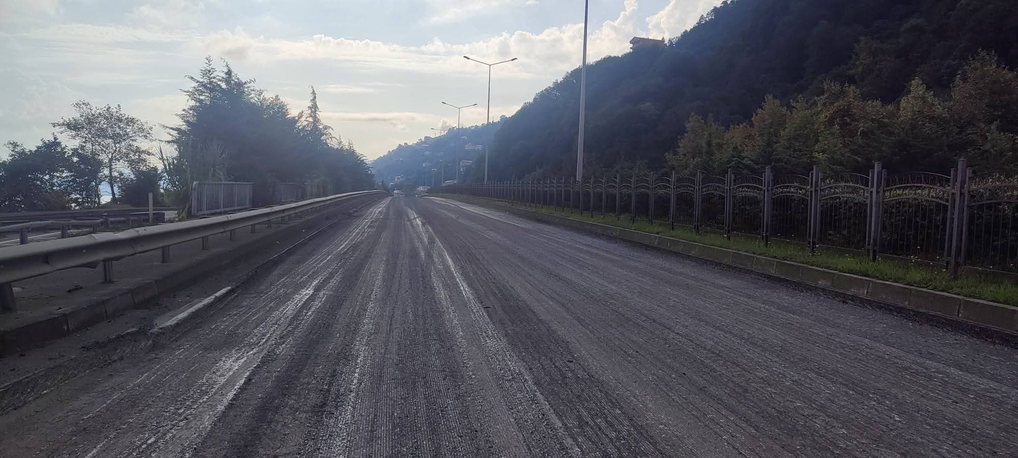 Sürmene–Of Yolunda Çalışmalara Geçici Ara