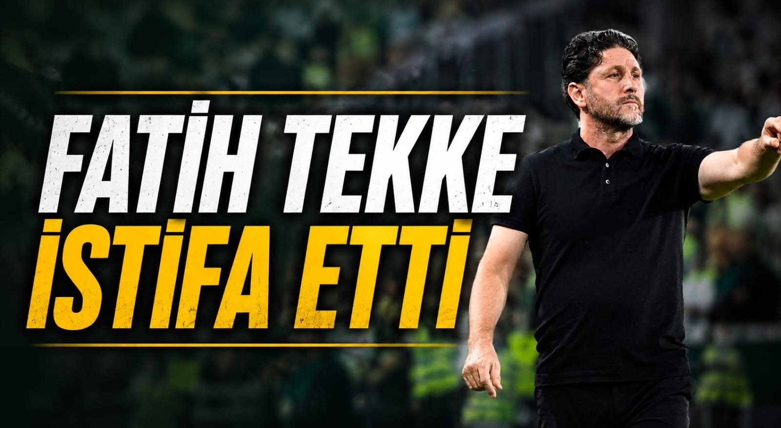 SON DAKİKA: Fatih Tekke istifa etti.