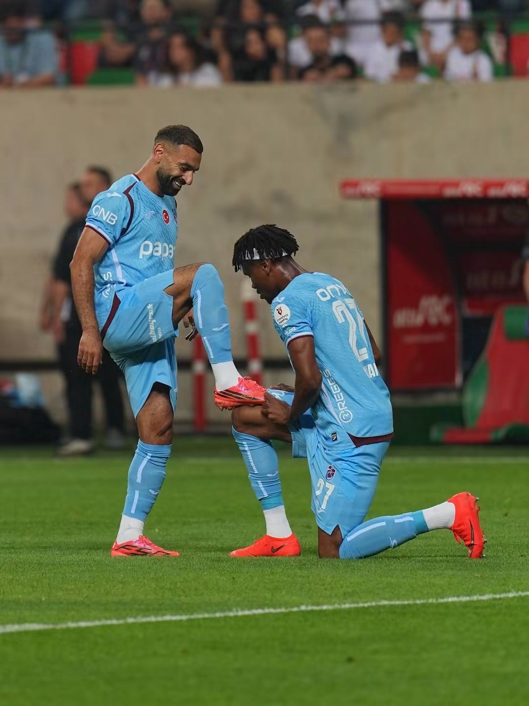 İlk yarı sona erdi: Amedspor 1-1 Trabzonspor