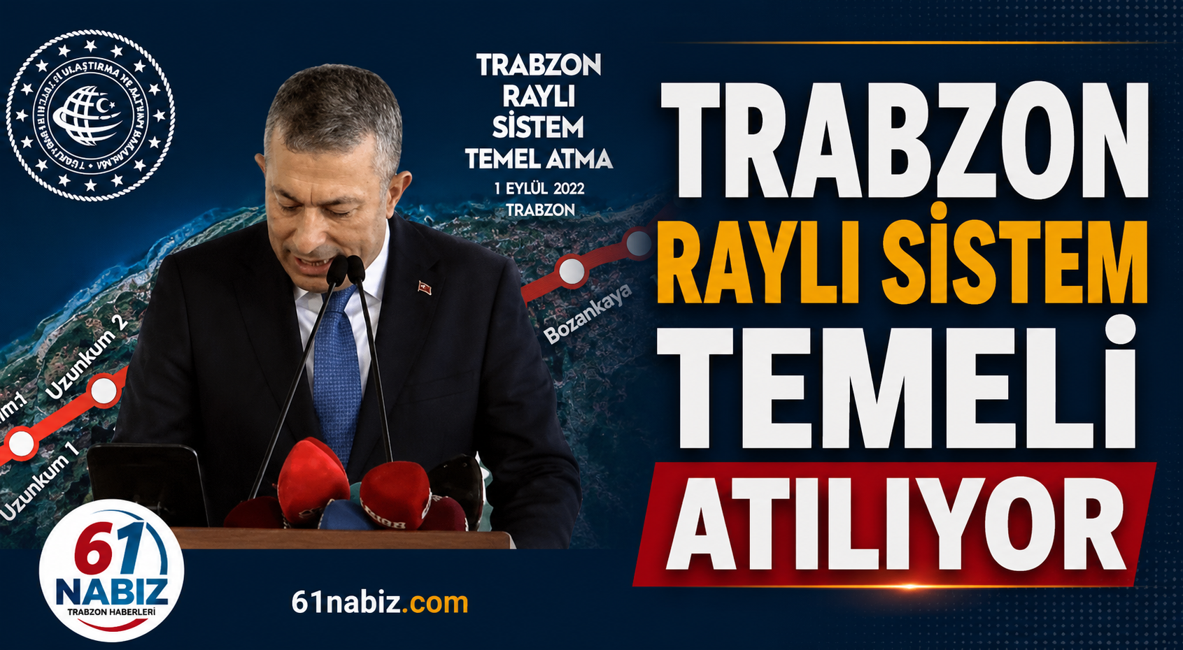 Trabzon Valisi Tahir Şahin: “Raylı Sistem Şehrimize Hayırlı Olsun”