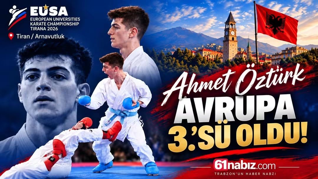 Ahmet Öztürk Avrupa Üçüncüsü Oldu