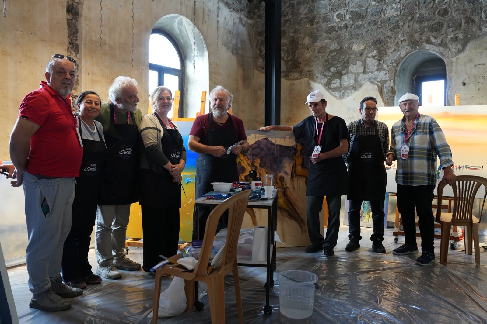 TRABZON’DA 5. ULUSLARARASI SANAT BULUŞMASI BAŞLADI