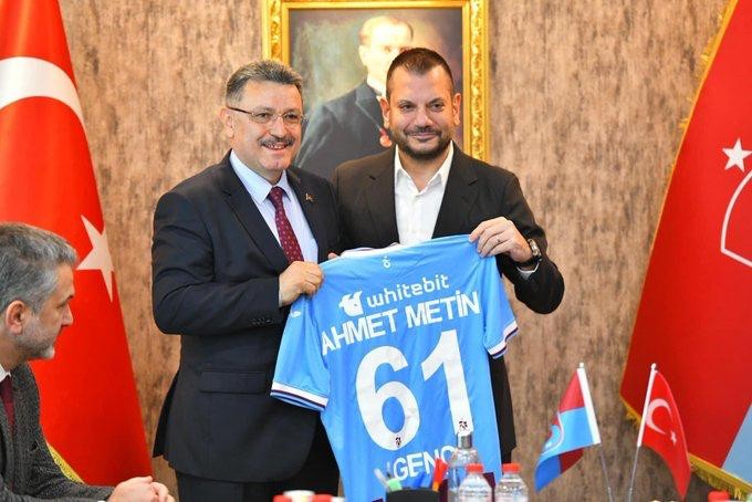 TRABZON BÜYÜKŞEHİR BELEDİYE BAŞKANI AHMET METİN GENÇ’TEN ERTUĞRUL DOĞAN’A DESTEK