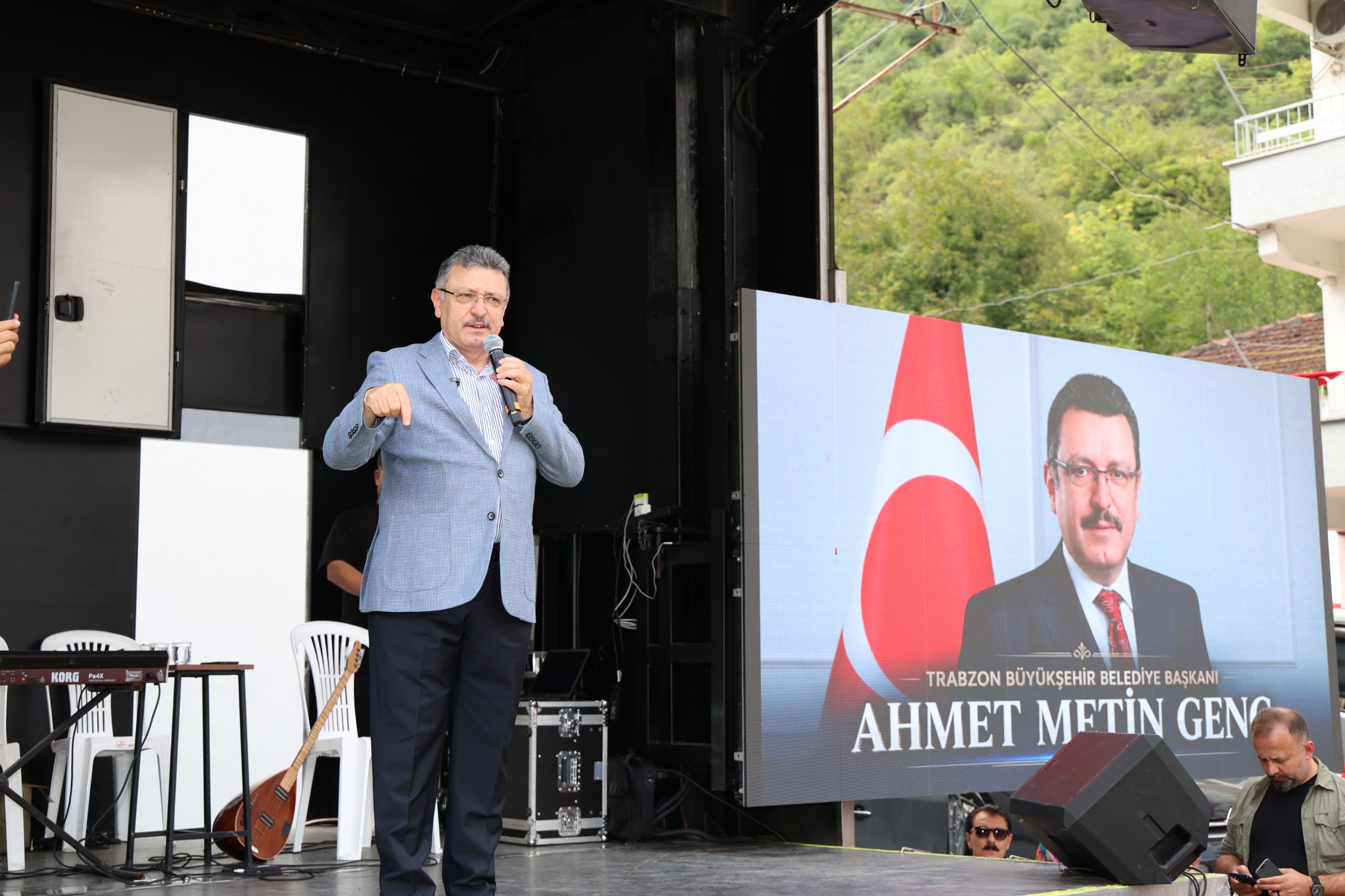 TRABZON BÜYÜKŞEHİR BELEDİYE BAŞKANI AHMET METİN GENÇ: BU TOPRAKLARA HİZMET ETMEK BORCUMUZ