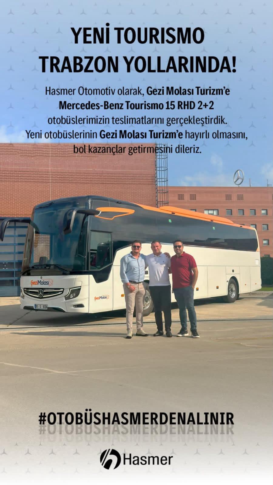 Sürmene’nin Gezi Molası Turizm Filosuna Yeni Tourismo