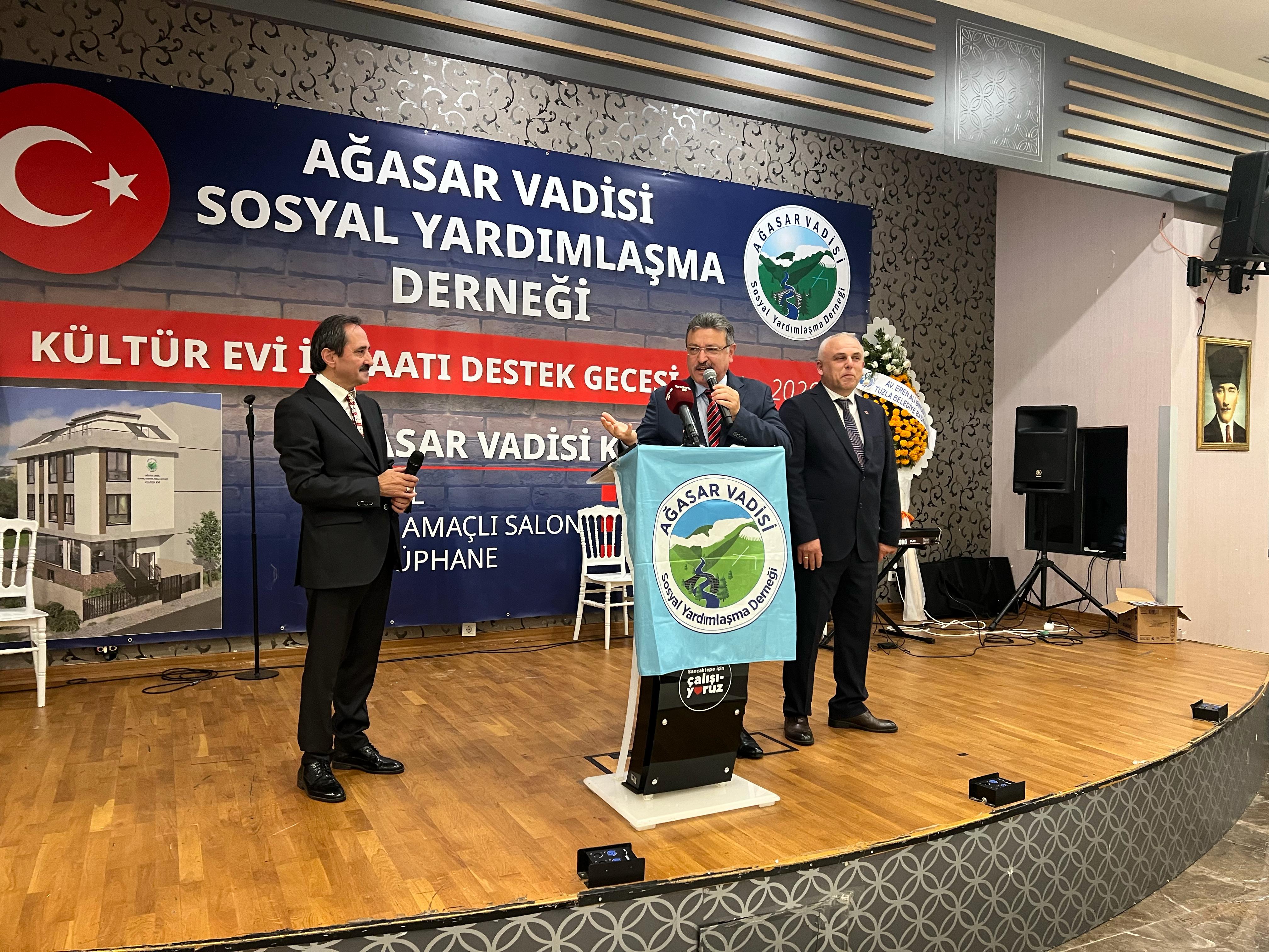 BÜYÜKŞEHİR BELEDİYE BAŞKANI AHMET METİN GENÇ'TEN AĞASAR KÜLTÜR EVİ'NE DESTEK
