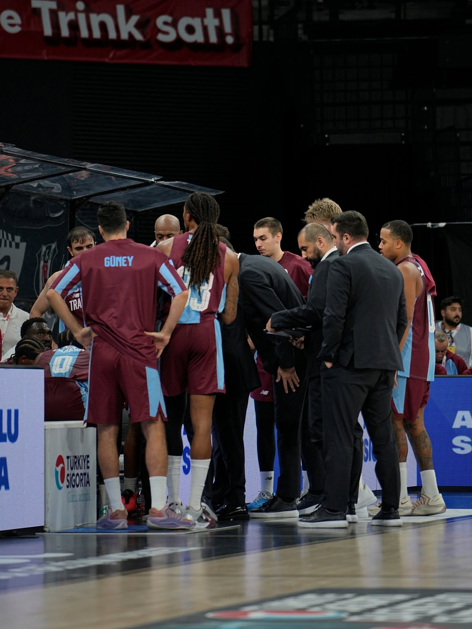 Trabzonspor Basketbol, Beşiktaş Deplasmanından Mağlubiyetle Döndü